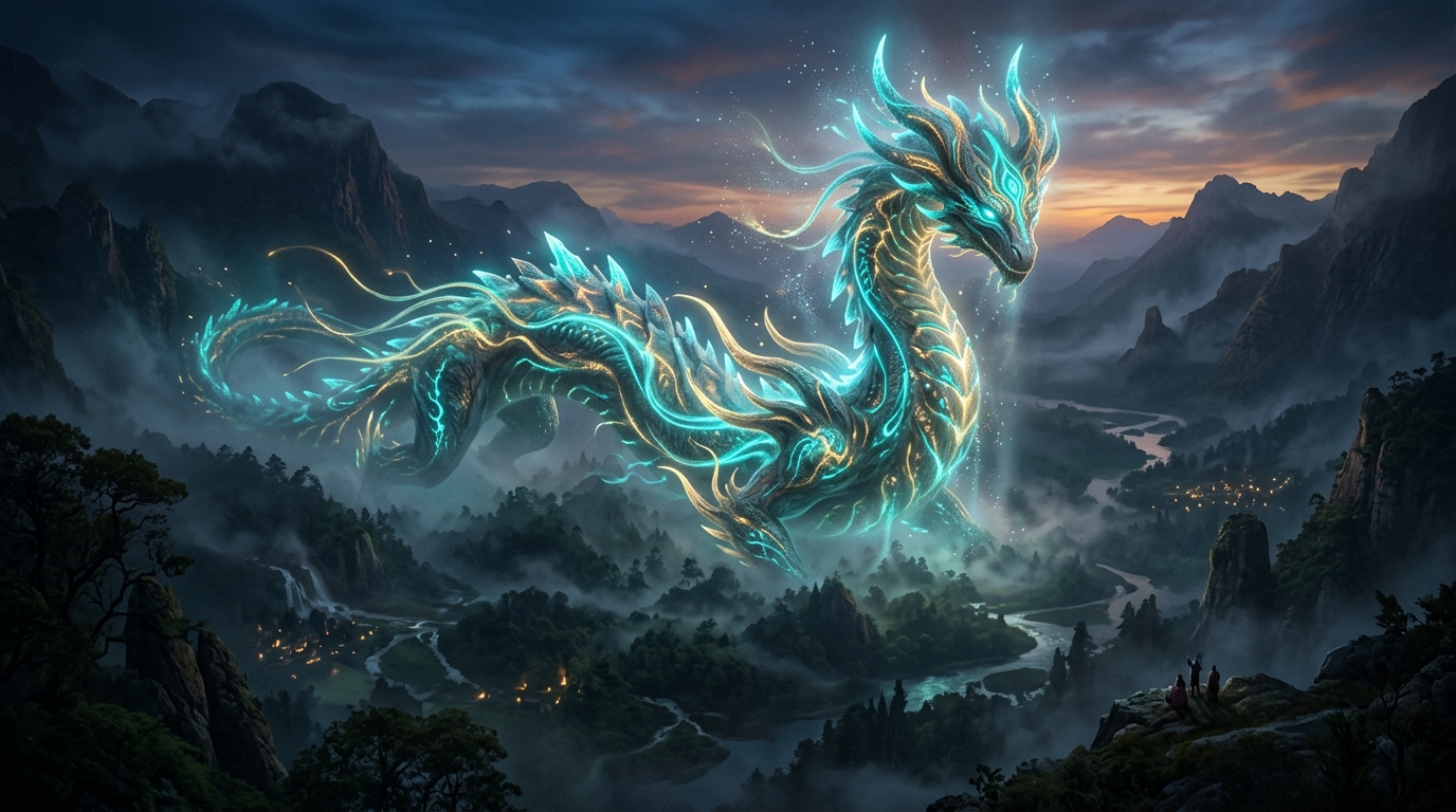 Colossal Bioluminescent Creature - Creatures Genre